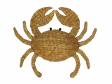 Crab-shaped handcrafted wall decor